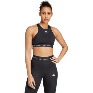 adidas - TECHFIT - Beha - Zwart - Medium-Support - High-Neck