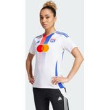 adidas - OL 2024/25 - Voetbalshirt - Blauw/Rood/Wit - V-hals, Korte Mouwen