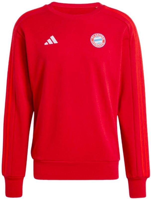 adidas - FC Bayern Munich DNA Sweatshirt - Team Power Red - Katoen