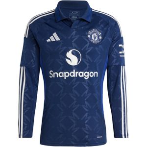 adidas - Manchester United 2024/25 - Uitshirt - Rood/Zwart - Lange Mouwen