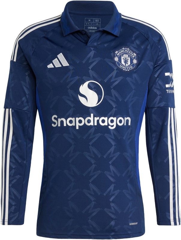 adidas - Manchester United 2024/25 - Uitshirt - Rood/Zwart - Lange Mouwen