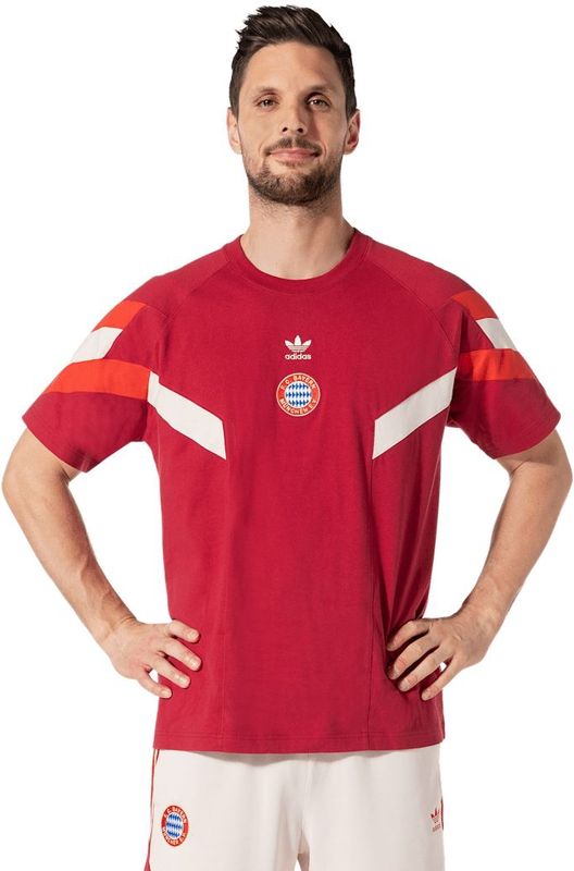 adidas T-shirt Bayern Munich Rood/Wit 2024/25