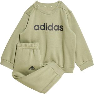 adidas - Essentials Lineage - Baby Sweatshirt en Joggingpak Set - Zacht Katoen - Gerecycleerde Materialen