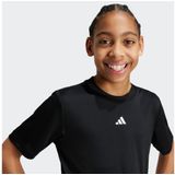 adidas - J TR-ES T - T-shirt - Zwart - AEROREADY - Voor Lopen