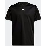 adidas - J TR-ES T - T-shirt - Zwart - AEROREADY - Voor Lopen