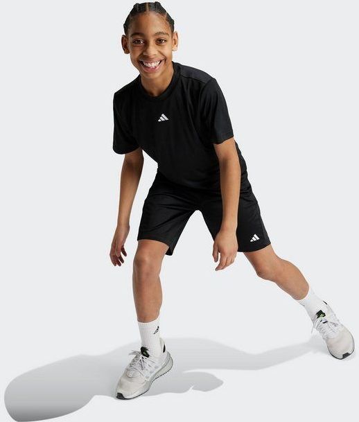 adidas - J TR-ES T - T-shirt - Zwart - AEROREADY - Voor Lopen