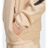 adidas Sportswear New adidas Z.N.E. Trainingsjack met Capuchon - Heren - Beige