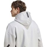 Adidas - New Z.n.e Sweatshirt - Zwart - Drielaagse Stof - Volledige Rits