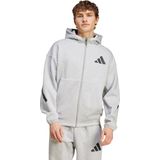 Adidas - New Z.n.e Sweatshirt - Zwart - Drielaagse Stof - Volledige Rits