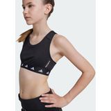 adidas - TECHFIT Sportbeha - Zwart - 83% Gerecycled Polyester