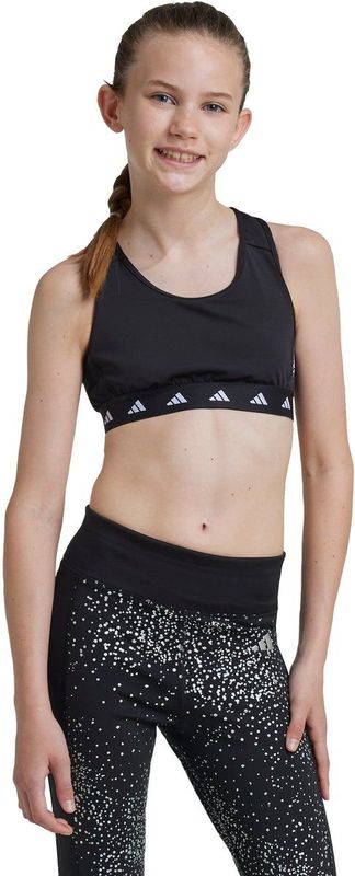 adidas - TECHFIT Sportbeha - Zwart - 83% Gerecycled Polyester
