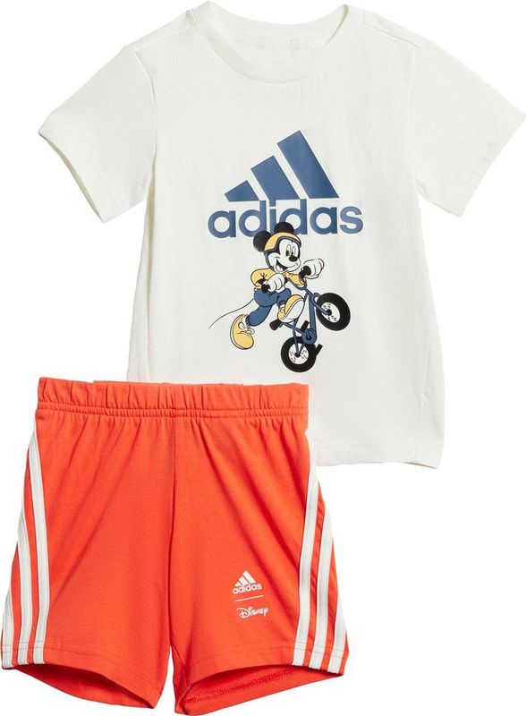 adidas Sportswear Disney Mickey Mouse T-shirt Setje - Kinderen - Wit- 74