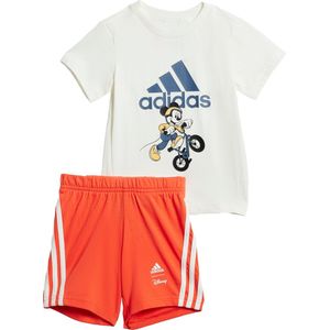 adidas Sportswear Disney Mickey Mouse T-shirt Setje - Kinderen - Wit- 80