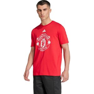 adidas - Manchester United - Sportshirt - Zwart - Katoen