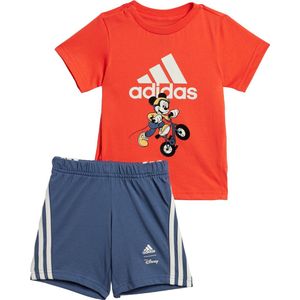 adidas Sportswear Disney Mickey Mouse T-shirt Setje - Kinderen - Oranje- 80