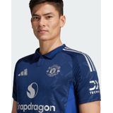 adidas - Manchester United 2024/25 - Uitshirt - Rood/Zwart - Polyester