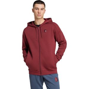adidas Performance Manchester United Seasonal Ritshoodie - Heren - Bordeau