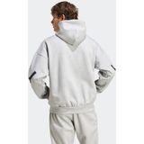 adidas - Z.N.E. Hoodie - Grijs - Katoen - Comfortabel en Warm