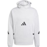 adidas - Z.N.E. Hoodie - Grijs - Katoen - Comfortabel en Warm