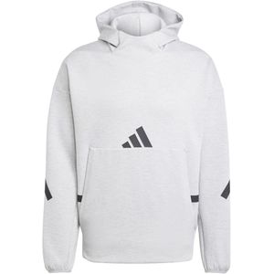 adidas - Z.N.E. Hoodie - Grijs - Katoen - Comfortabel en Warm