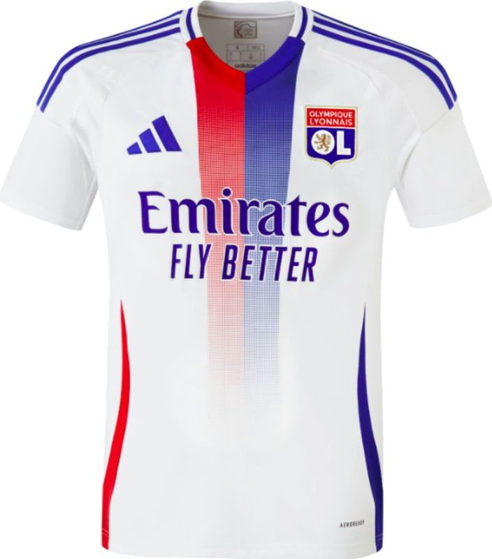 Olympique Lyonnais - Home Shirt - Rood - Blauw - Sportshirt