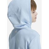 Adidas Essentials Two Colored Big Logo Cotton Hoodie Blauw Jongen