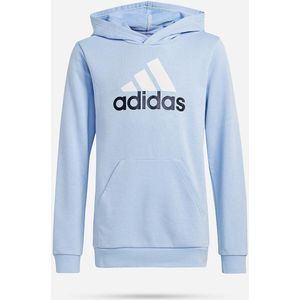 Adidas Essentials Two Colored Big Logo Cotton Hoodie Blauw Jongen