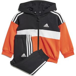 Adidas - Tiberio 3 Stripes - Trainingspak - Multicolor - Gemaakt van 70% Katoen en 30% Polyester (Gerecycled)
