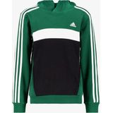 adidas Sportswear Sweatshirt J 3S TIB FL HD CGREEN/BLACK/WHITE