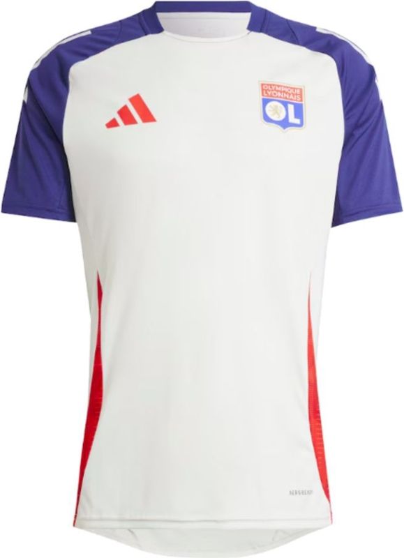 adidas - Olympique Lyonnais - T-shirt - Blauw - 100% Gerecycled Polyester