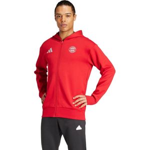 Adidas Track Suit Jas Bayern Munich Anthem - Rood/Wit