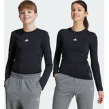 adidas - Junior Longsleeve - Sportshirt - Zwart - 88% Gerecycled Polyester
