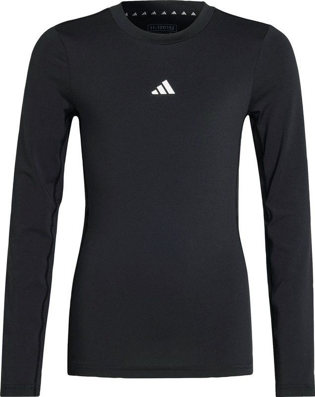 adidas - Junior Longsleeve - Sportshirt - Zwart - 88% Gerecycled Polyester