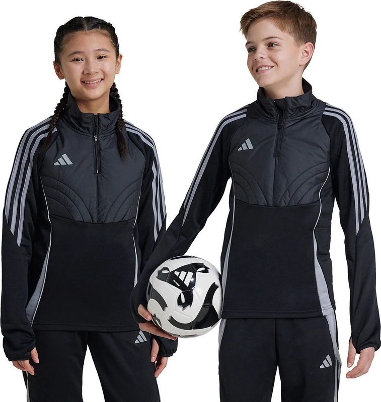 Adidas - Tiro 24 Winterized - Trainingsjack - Zwart - 100% Gerecycled Materiaal