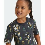 adidas Sportswear LK DY MM T SET - Kinderen - Grijs- 122