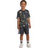 adidas Sportswear LK DY MM T SET - Kinderen - Grijs- 122