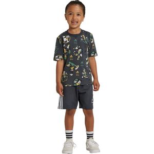 adidas Sportswear LK DY MM T SET - Kinderen - Grijs- 122
