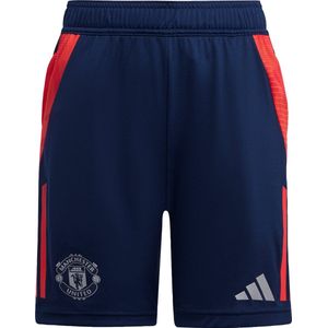adidas Performance Manchester United Tiro 24 Training Short Kids - Kinderen - Blauw
