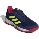 adidas Uniseks-Kind Gamespec Tennis Schoenen - Donkerblauw/Lucid Lemon/Wit