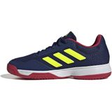 adidas Uniseks-Kind Gamespec Tennis Schoenen - Donkerblauw/Lucid Lemon/Wit