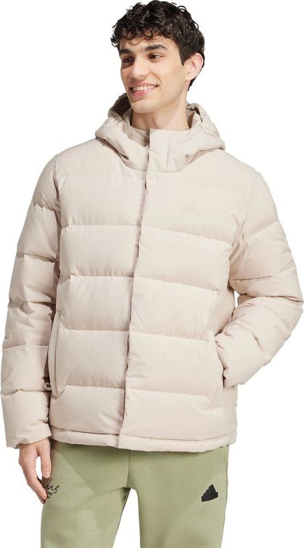 adidas - Helionic Ho Jkt - Outdoorjack - Wonder Beige - Met Capuchon
