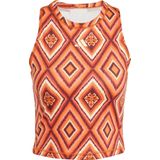 adidas - Farm Rio - Mouwloos T-shirt - Aardetinten - Slim Fit