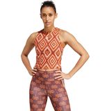 adidas - Farm Rio - Mouwloos T-shirt - Aardetinten - Slim Fit