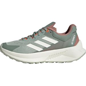 Adidas - Trailschoenen - Terrex Soulstride Flow W Linen Green/Off White/Silver Green voor Dames - Maat 5,5 UK - Groen