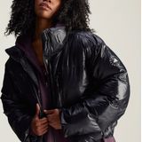 TrueNature - Gewatteerde Korte Jas - Effen - Met Afneembare Capuchon