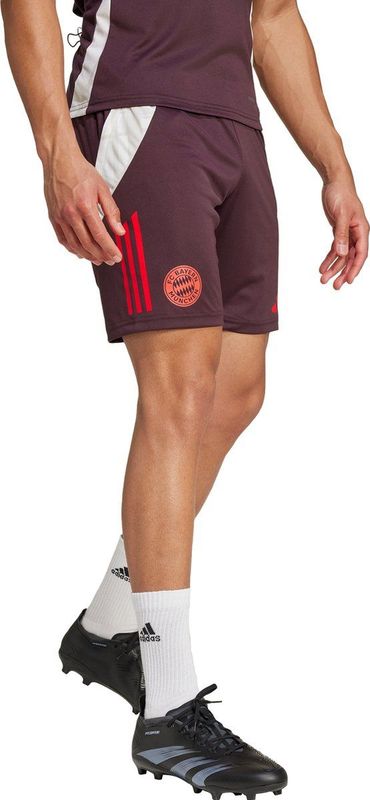 2024-2025 Bayern Munich Training Shorts (Shadow Maroon)