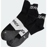 ADIDAS TERREX Sportsokken ' Terrex Heat.Rdy Trail Running Speed Ankle Socken '  zwart / wit