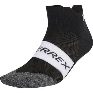 ADIDAS TERREX Sportsokken ' Terrex Heat.Rdy Trail Running Speed Ankle Socken '  zwart / wit