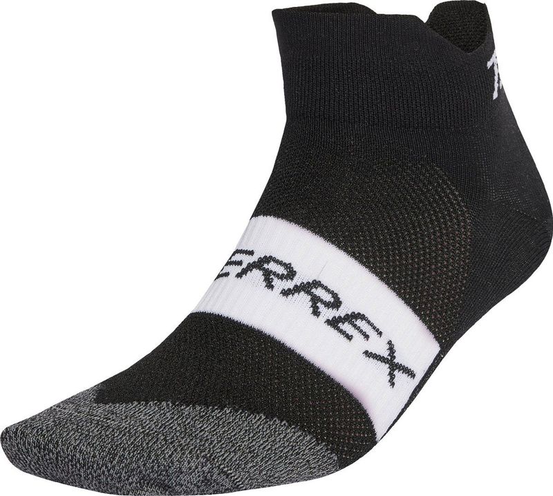 ADIDAS TERREX Sportsokken ' Terrex Heat.Rdy Trail Running Speed Ankle Socken '  zwart / wit