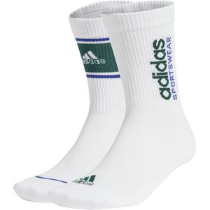 adidas - Cushioned Logo Graphic Crew - Sportsokken - 2-pack
